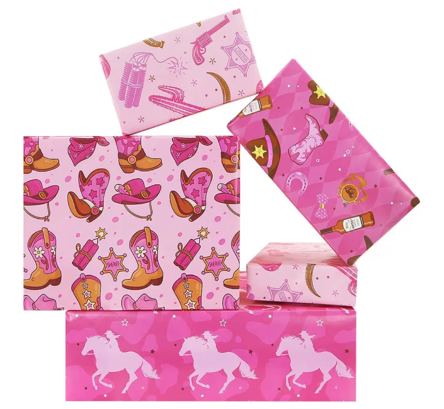 Cowgirl Gift Wrapping Paper - photo 2
