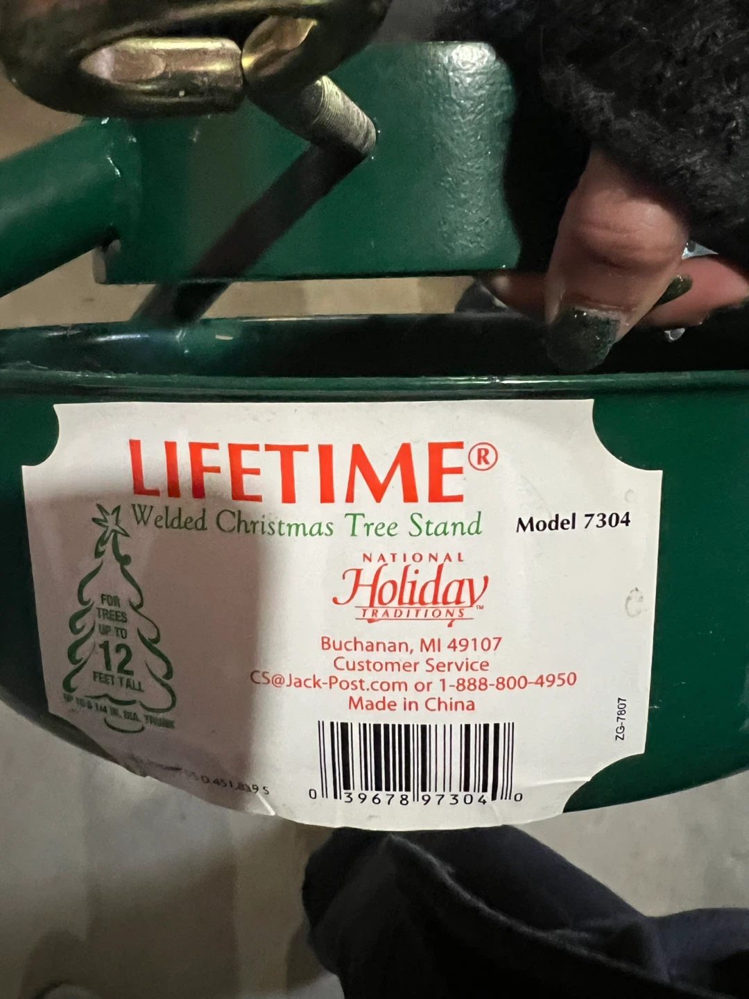 Lifetime Christmas Tree Stand - Model 7304 - photo 3