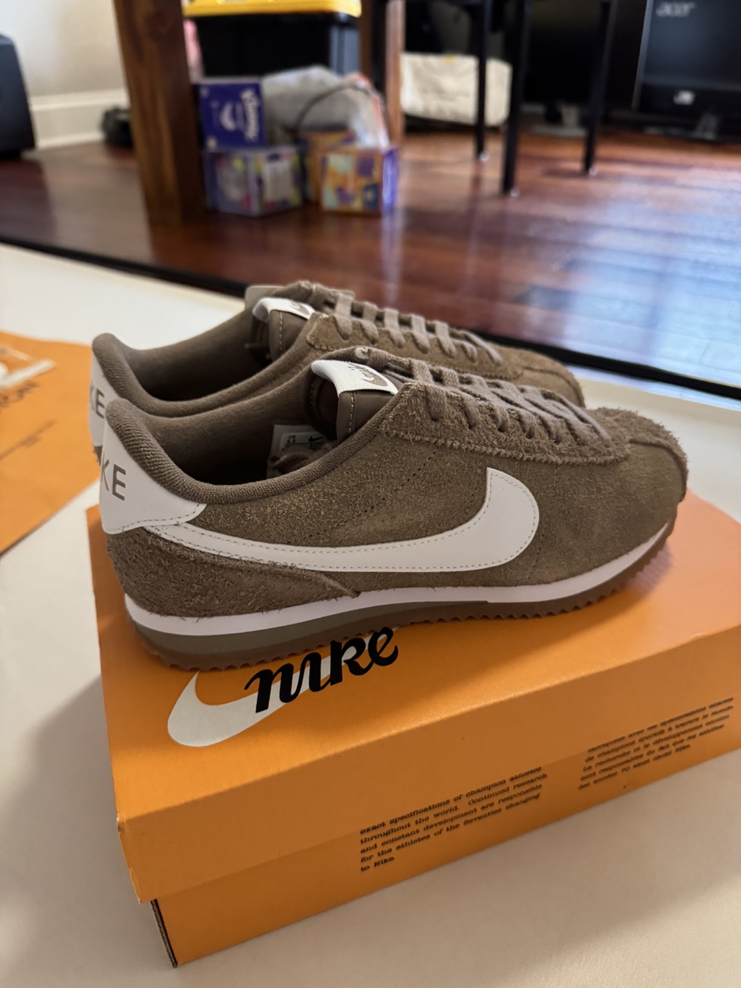 Nike Cortez Shoes - Brown Suede