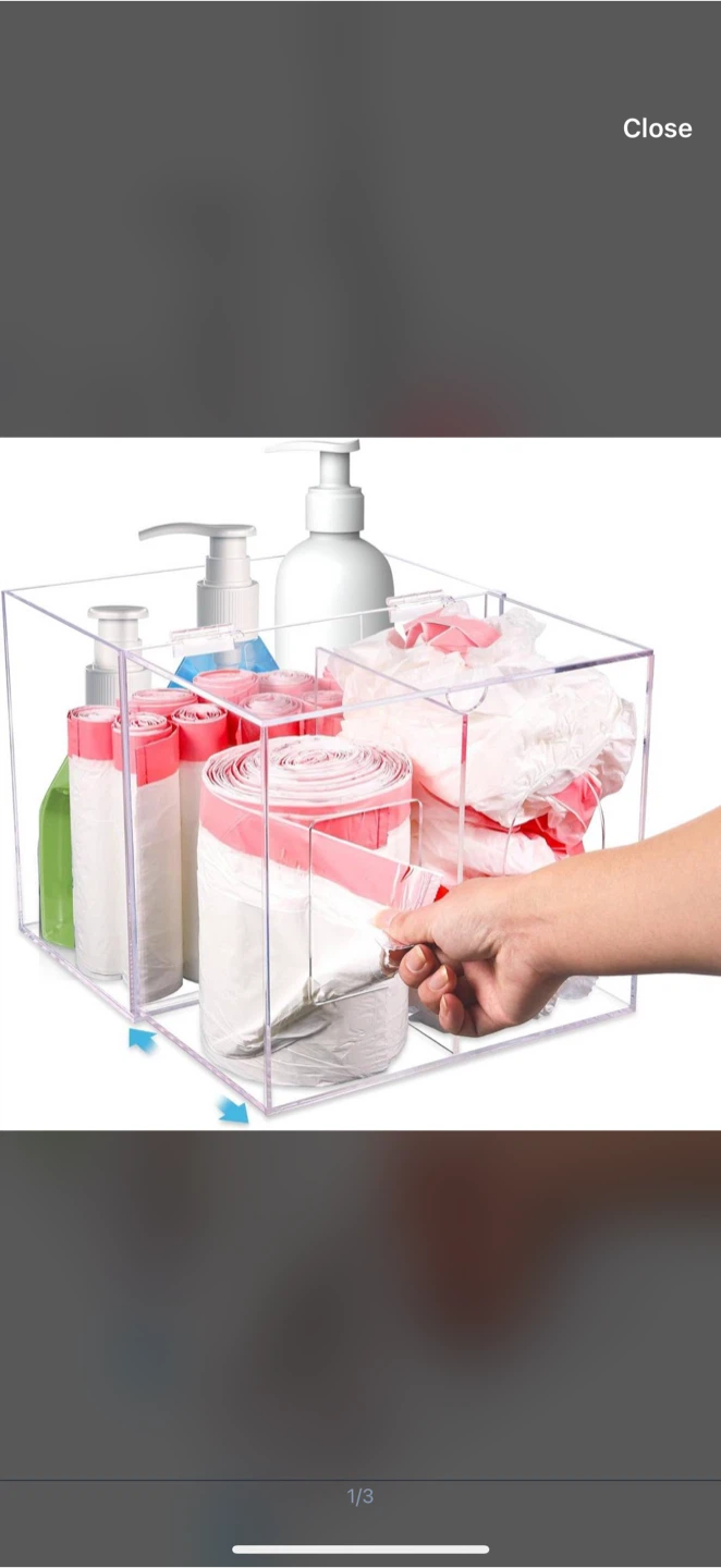 Clear Acrylic Storage Organizer
