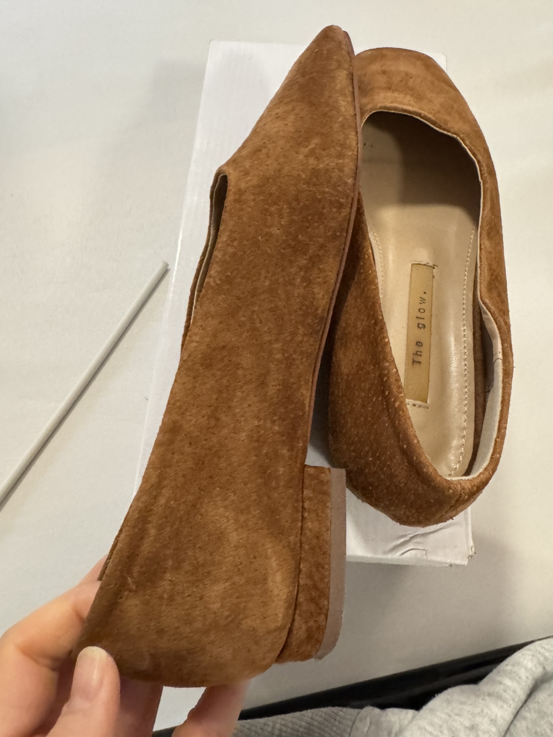 The Glow Brown Suede Flats - photo 2