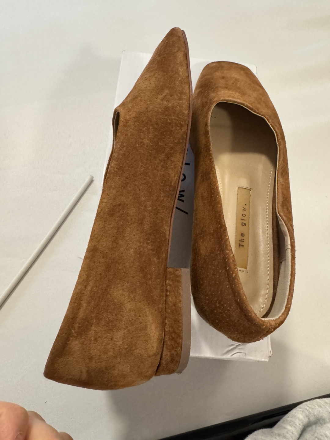 The Glow Brown Suede Flats - photo 3
