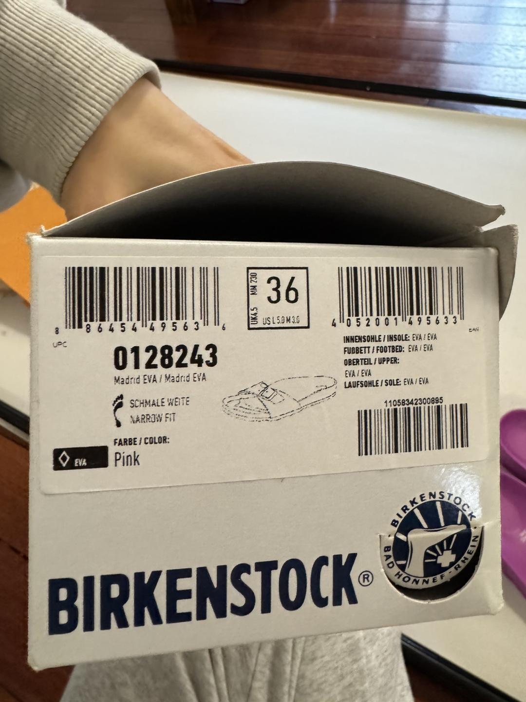 Birkenstock Madrid EVA Pink Sandals - Size 36 - photo 4