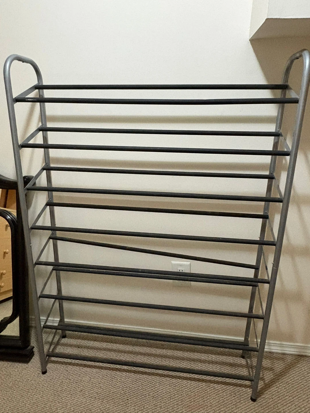 Shoe Rack - Silver
