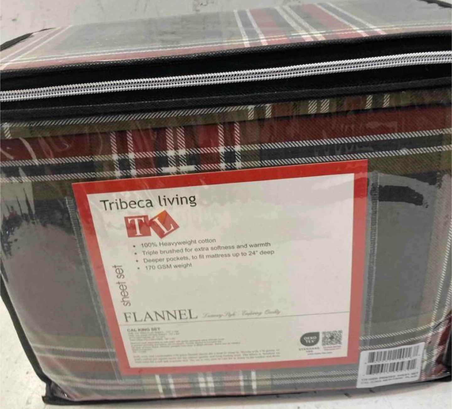 Tribeca Living Oslo Flannel King Sheet Set - photo 2