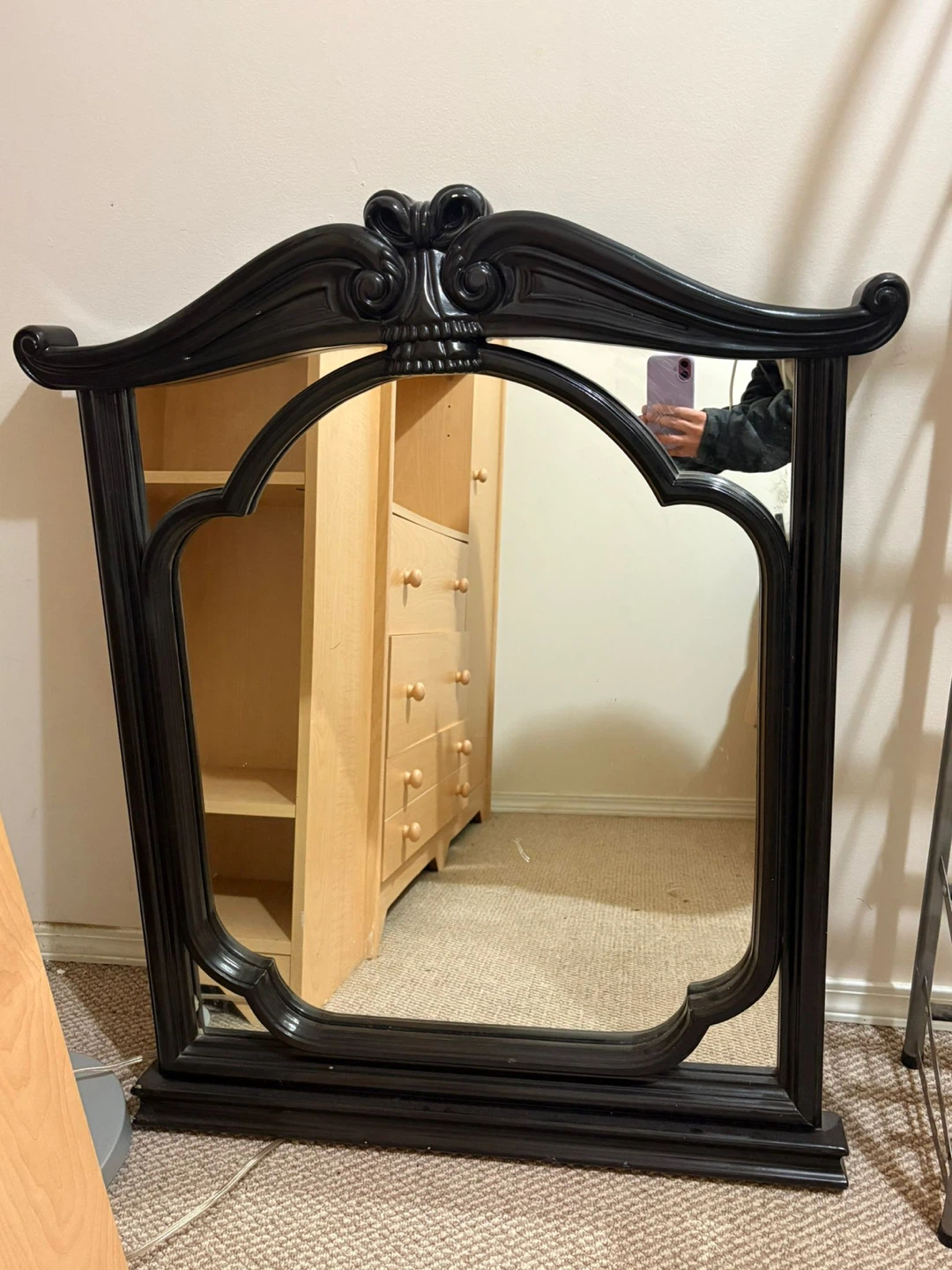 Black Framed Mirror