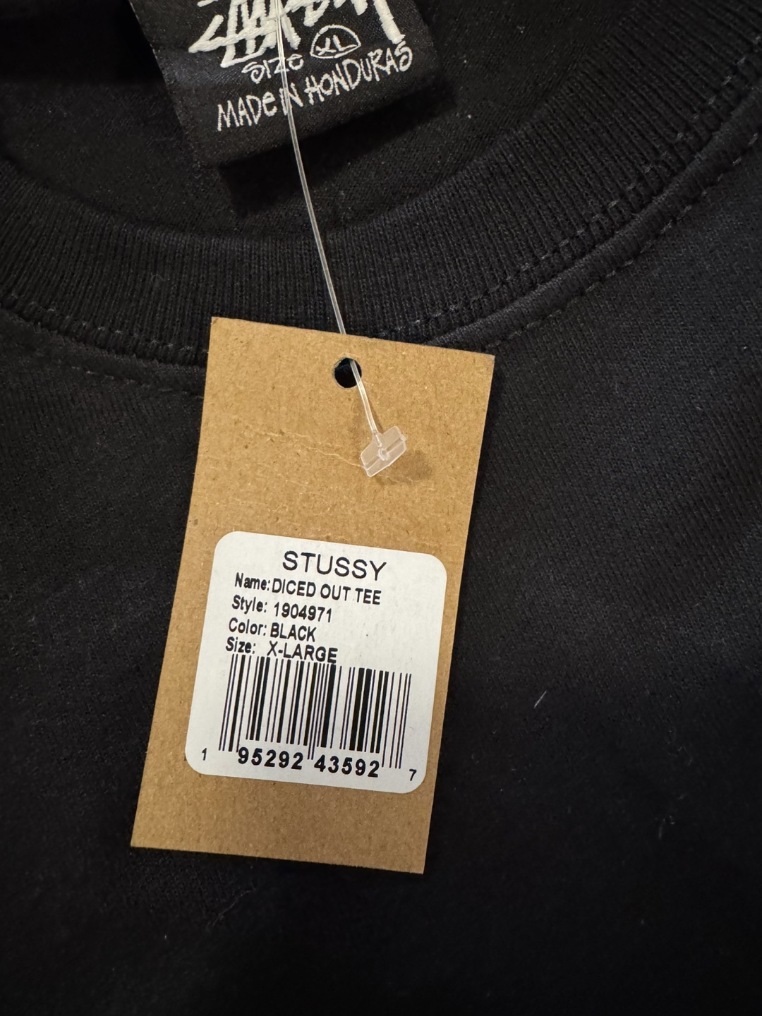 Stussy Diced Out Tee - Black, XL - photo 3