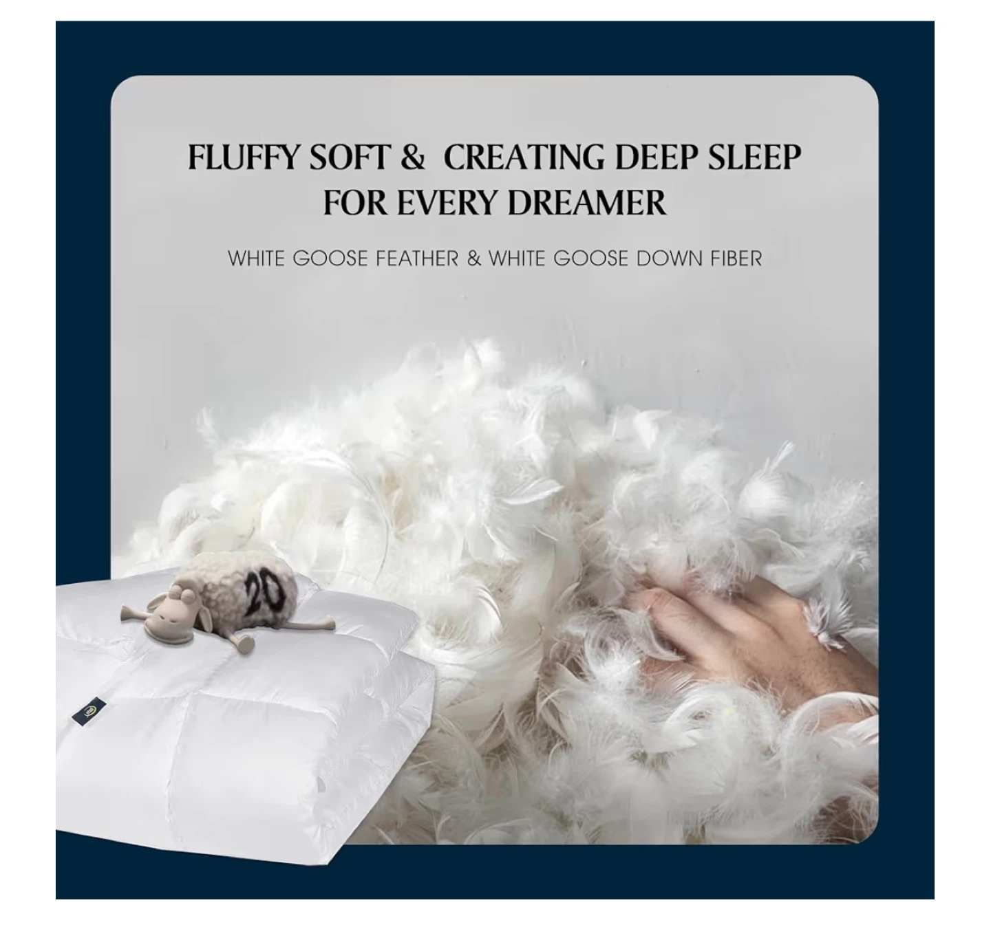 Serta King Size White Goose Down Comforter - photo 2