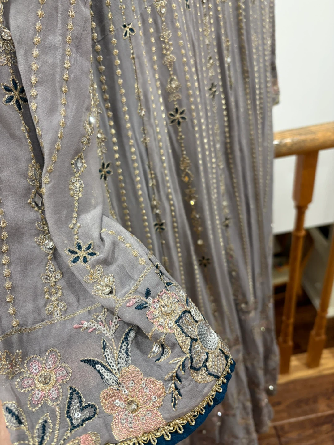 3 Piece Rafia Embroidered Dress - Size L - photo 2