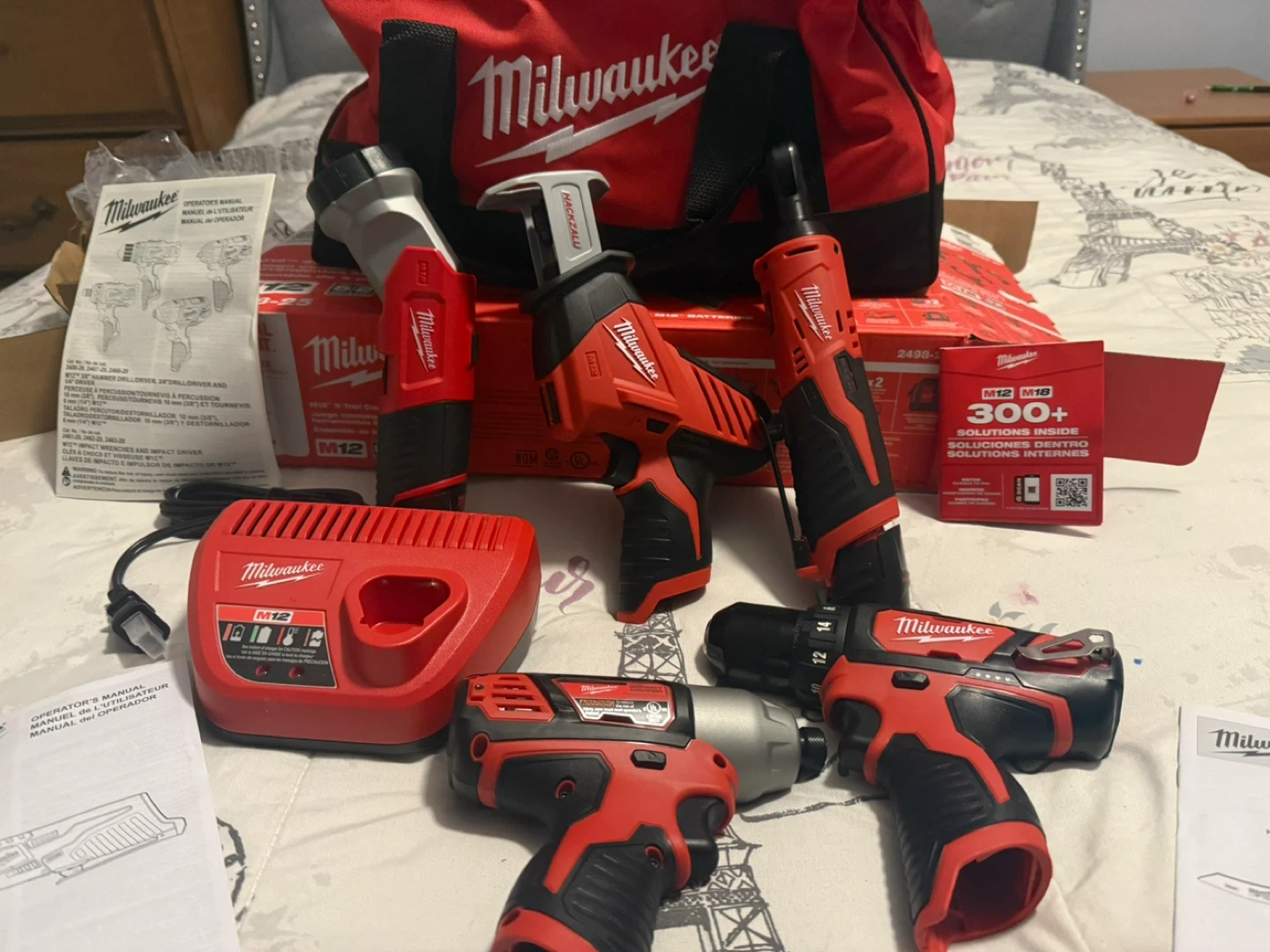 Milwaukee M12 5-Tool Combo Kit w/ Bag - photo 2