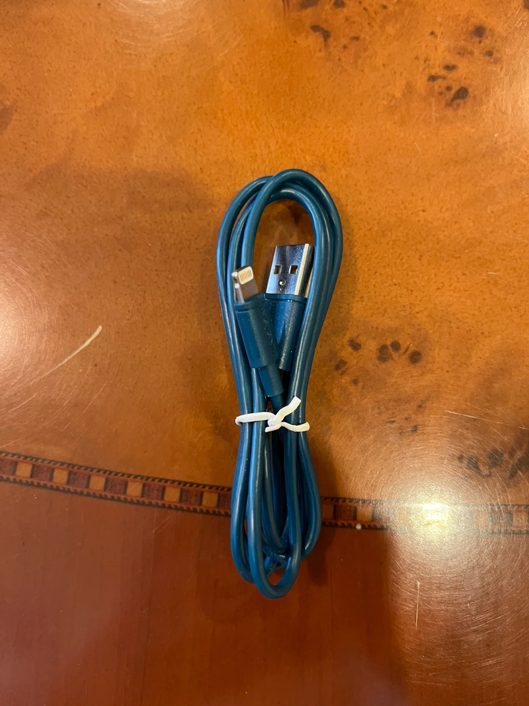 Blue USB to Lightning Cable