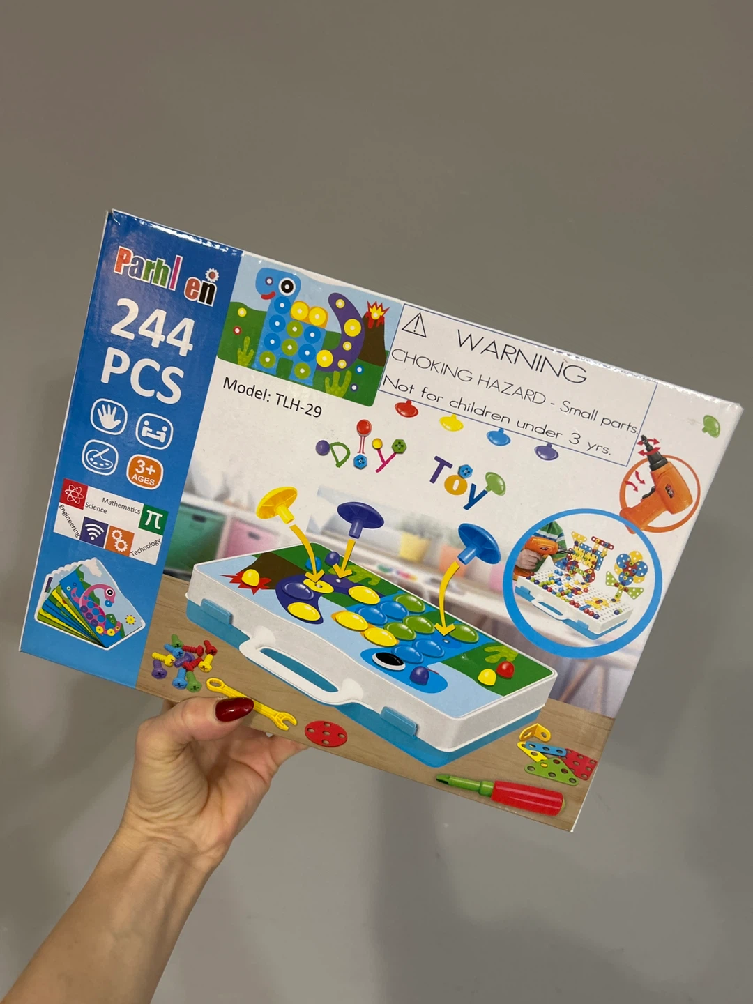 New ParhLen 244 PCS Drill Toy Set