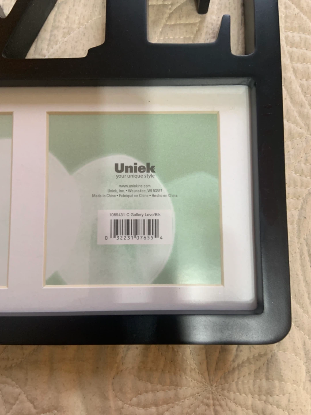 Uniek LOVE Gallery Picture Frame - Black - photo 5