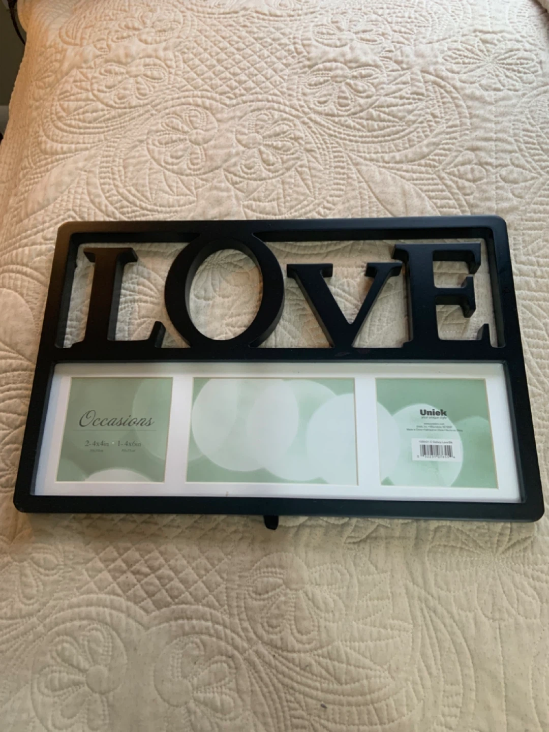 Uniek LOVE Gallery Picture Frame - Black