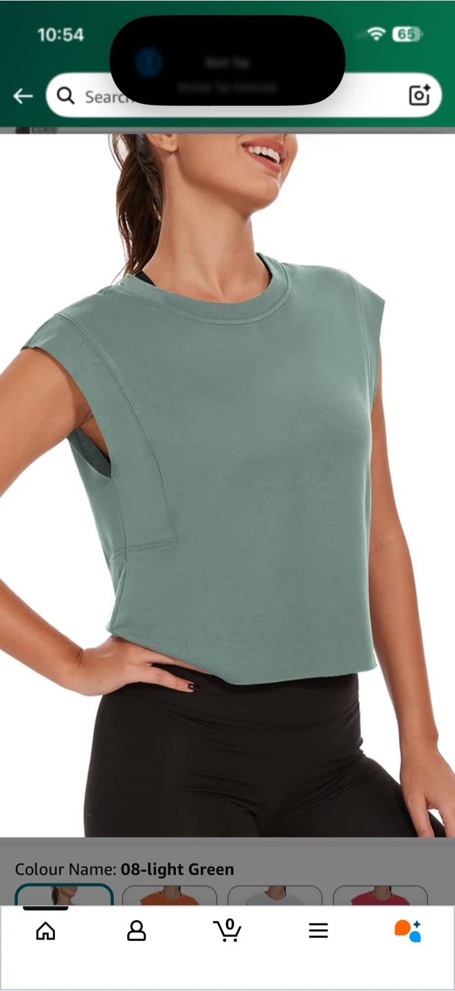 New Elgogy Women's Top, Army Green, Size M