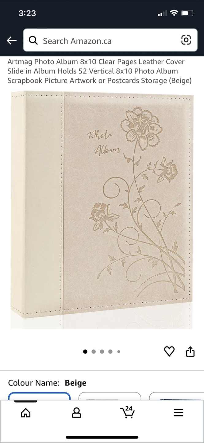 Artmag 8x10 Photo Album - Beige