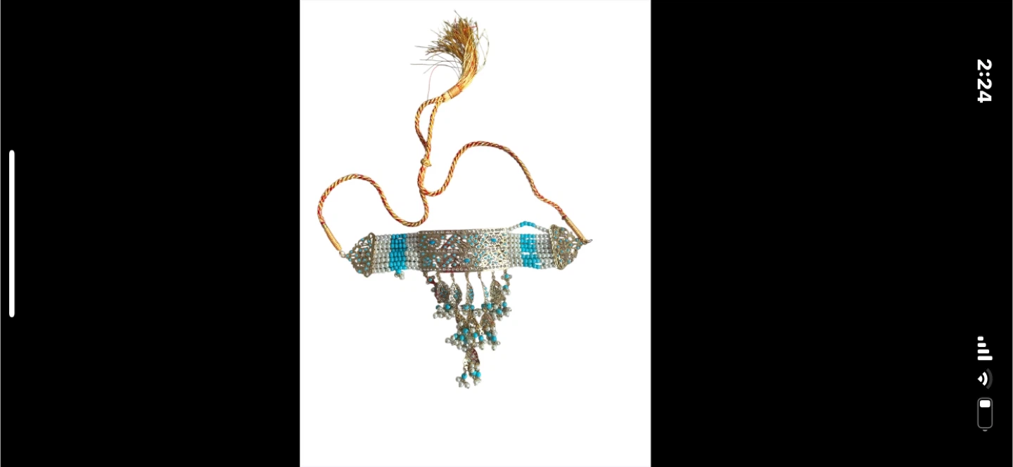 Handmade Beaded Choker Necklace