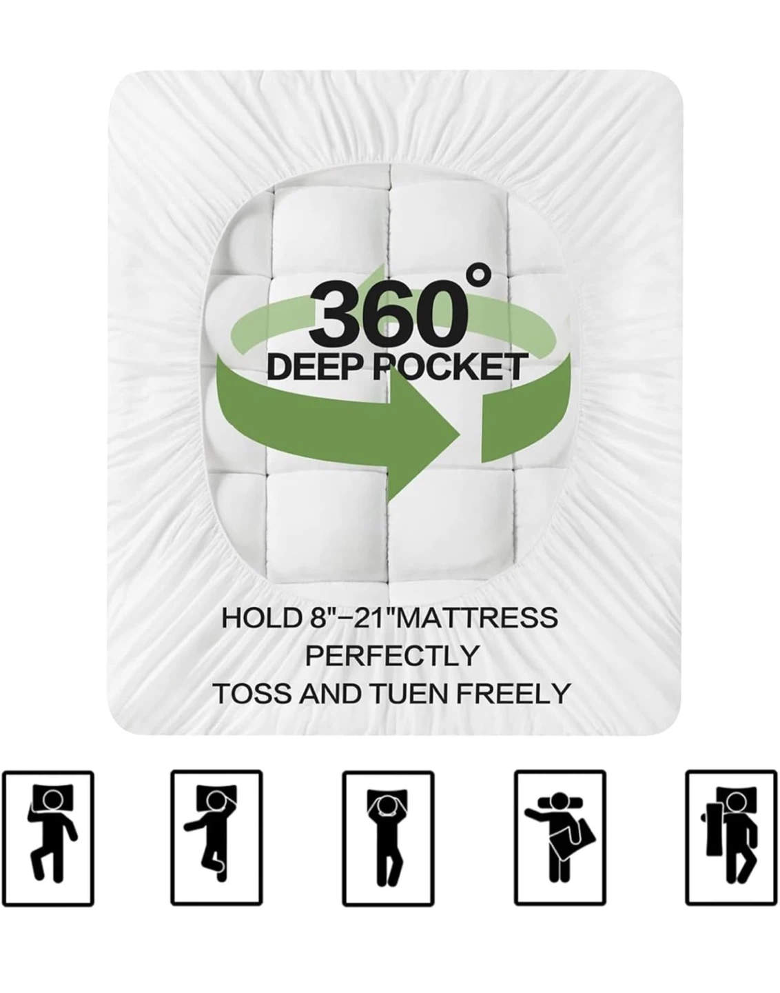 Queen Size Mattress Topper for Back Pain - photo 5