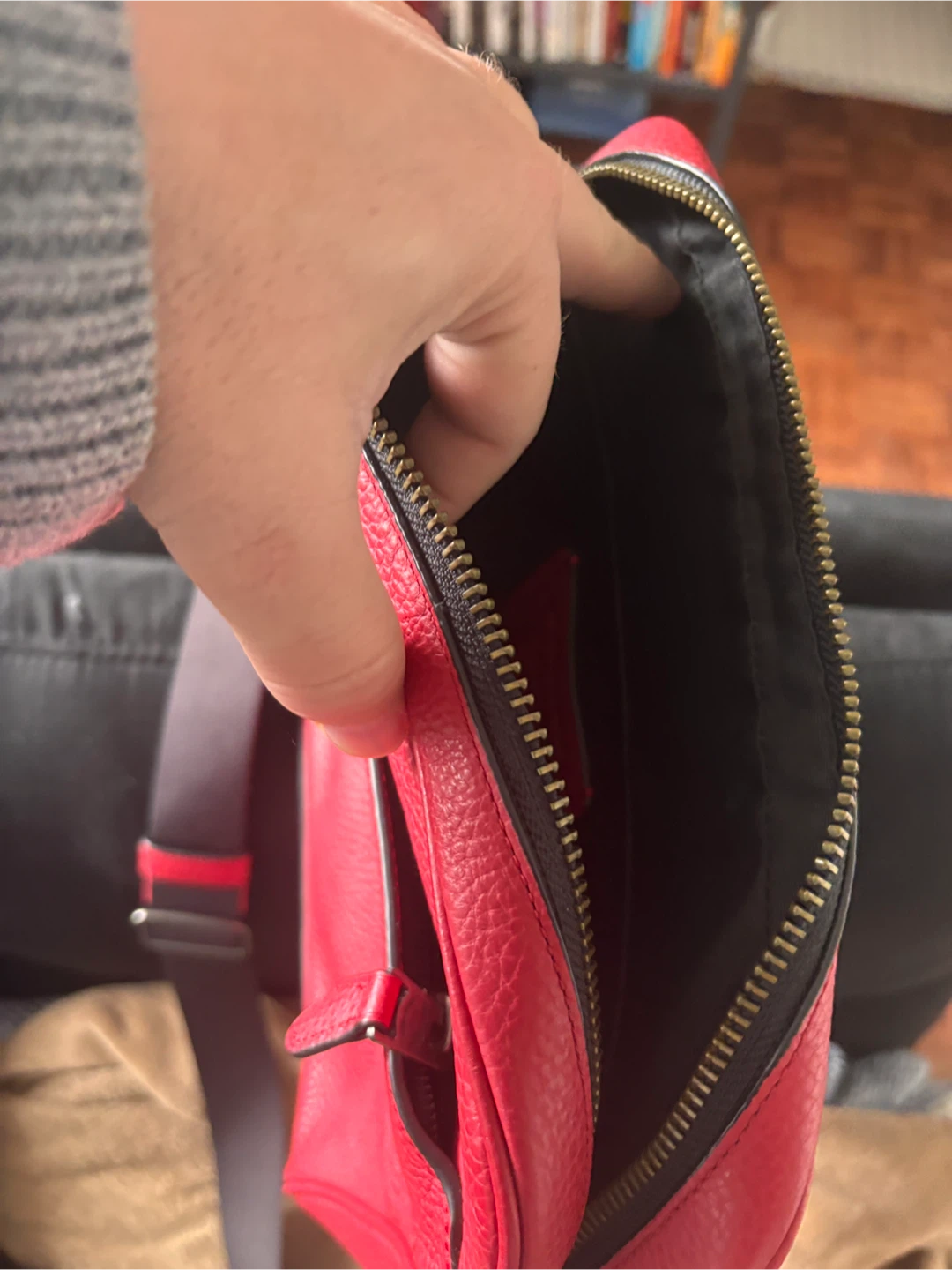 Coach Red Leather Crossbody Bag - photo 3