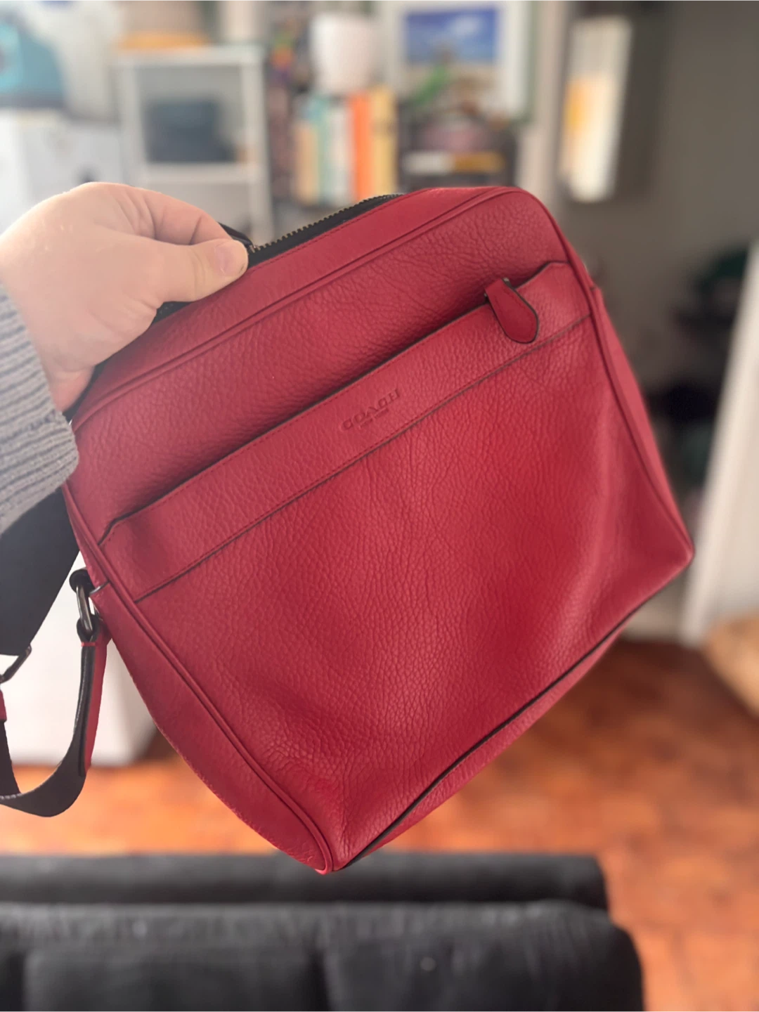 Coach Red Leather Crossbody Bag - photo 5