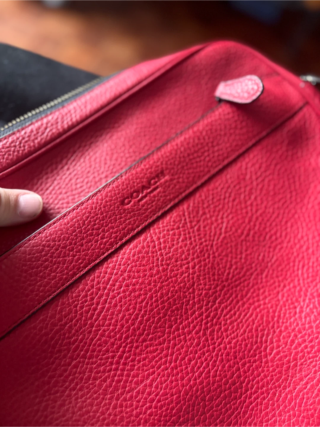 Coach Red Leather Crossbody Bag - photo 2