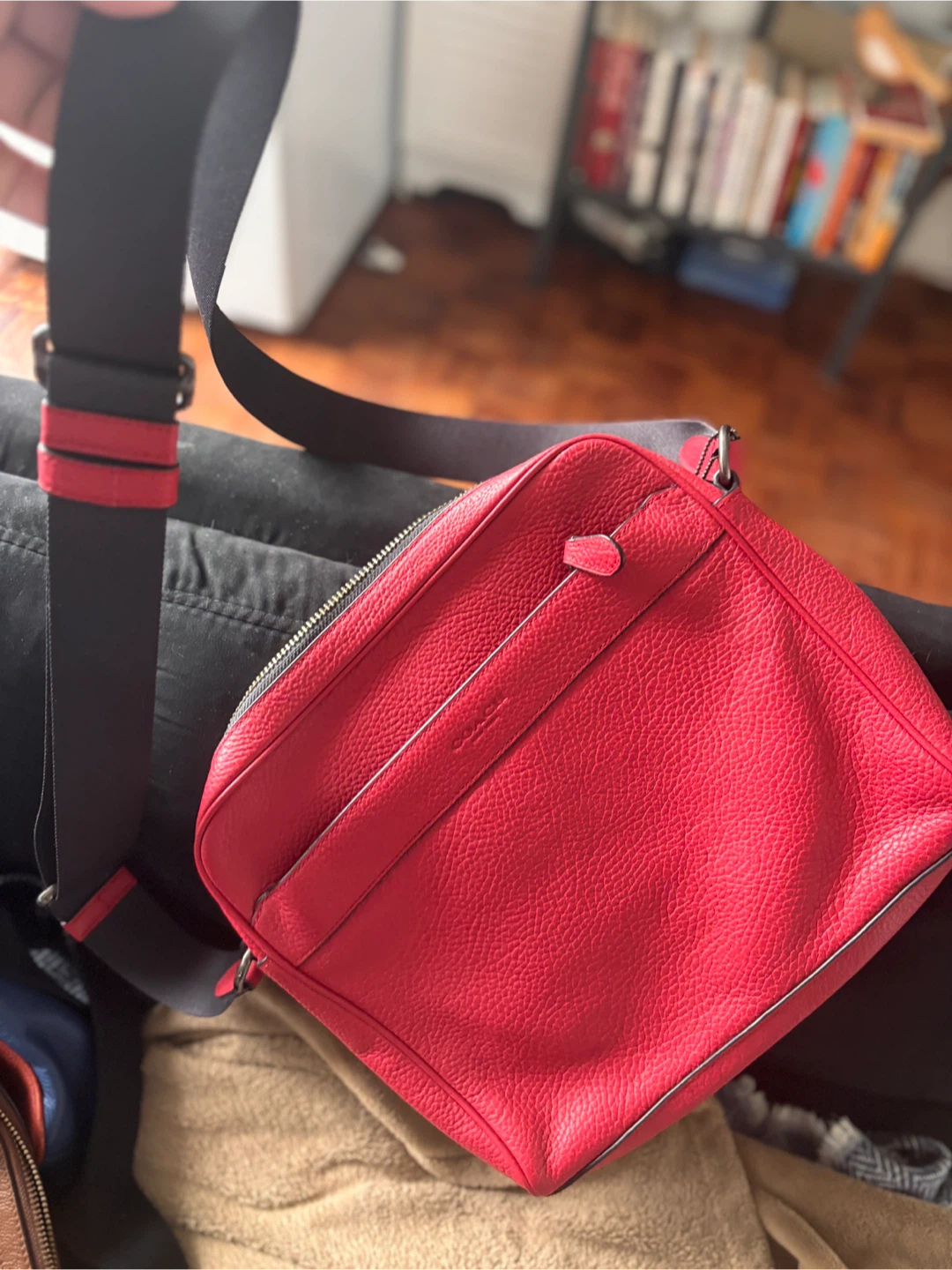 Coach Red Leather Crossbody Bag - photo 4
