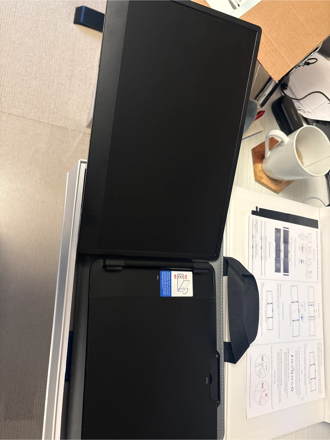 KEFEYA S2 Triple Screen Laptop Extender - New in Box! - photo 5