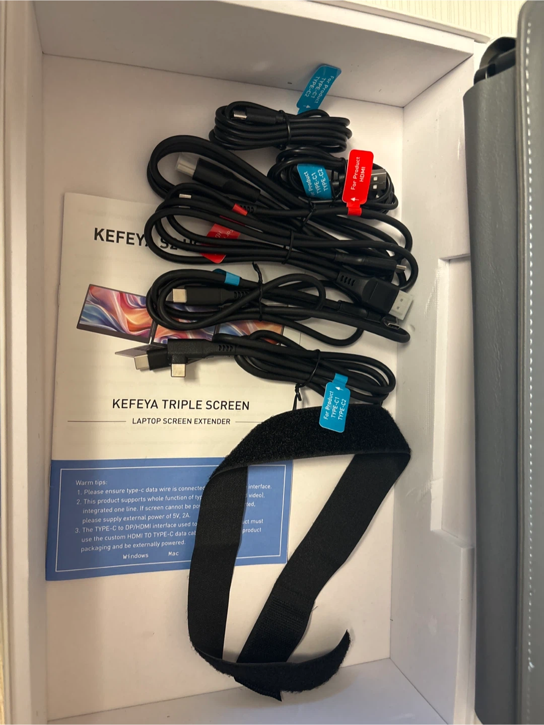 KEFEYA S2 Triple Screen Laptop Extender - New in Box! - photo 3