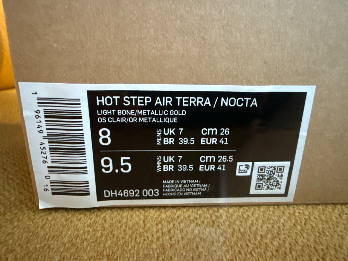 Nike Hot Step Air Terra NOCTA - Size 9.5 W / 8 M - photo 5