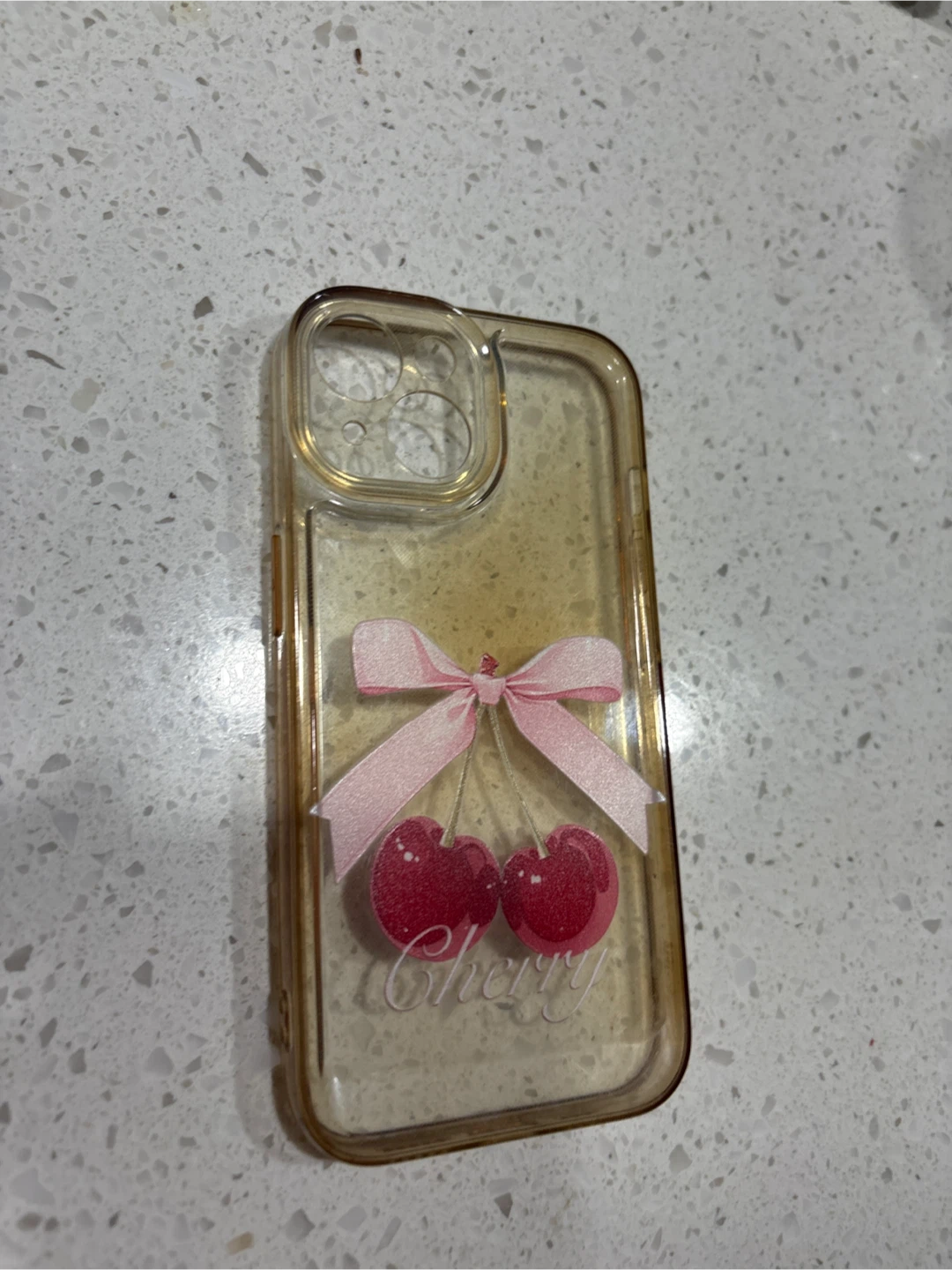 iPhone 15 Case with Cherry Design