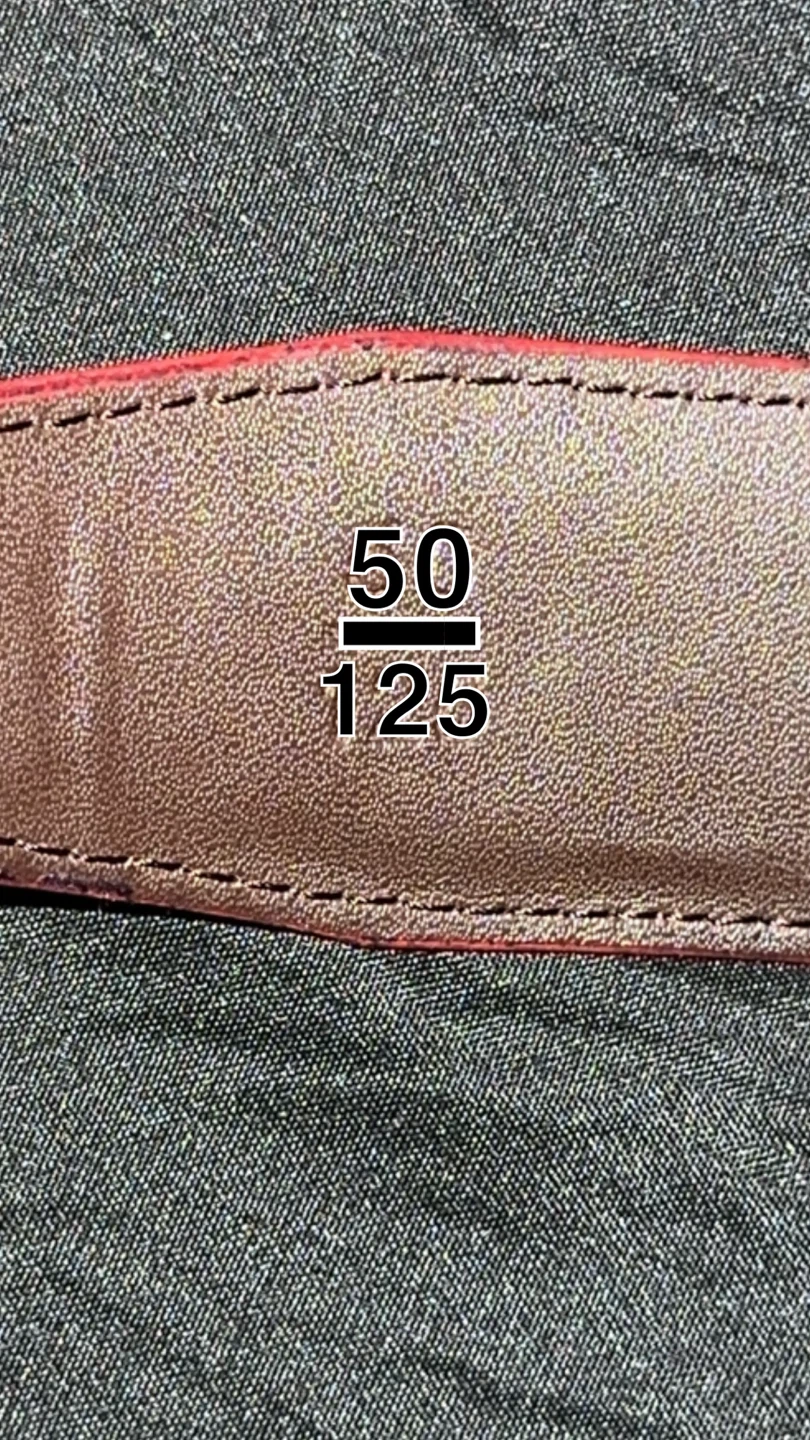 Versace Red Leather Belt Size 50/125 - photo 4