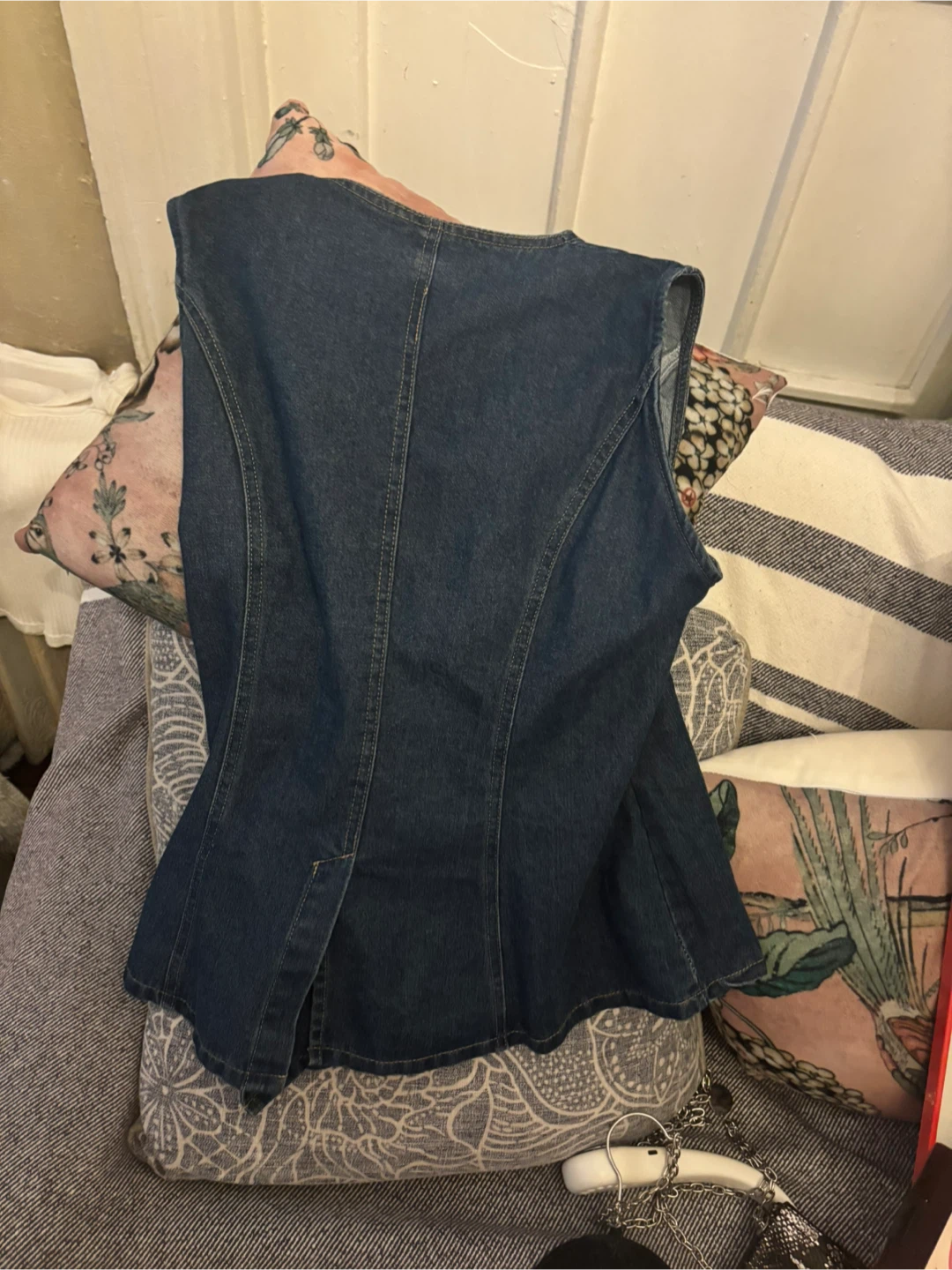 Denim Vest - Women's - photo 2