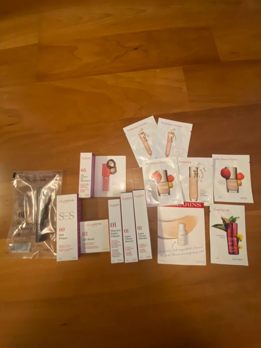 Clarins Makeup Lot - Mascara, Primer, Blush & More!
