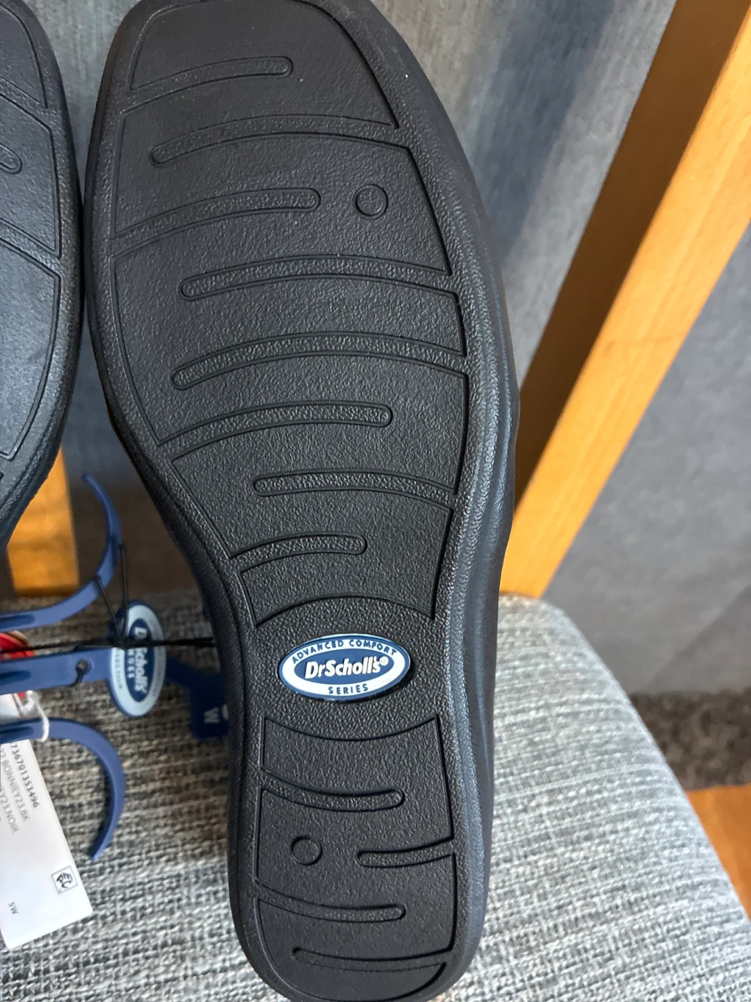 Dr. Scholl's Black Leather Loafers - Size 5W - photo 4