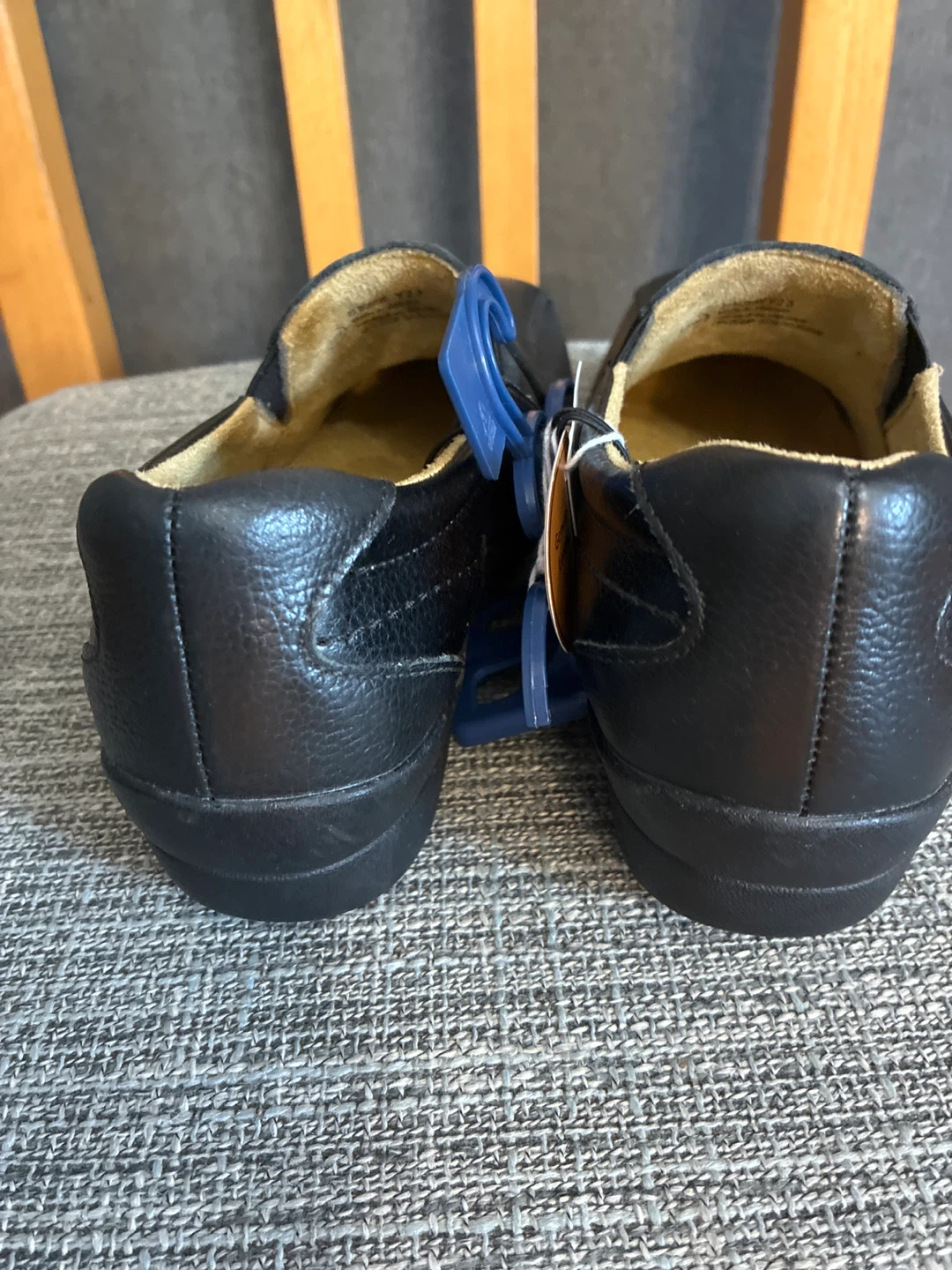 Dr. Scholl's Black Leather Loafers - Size 5W - photo 3