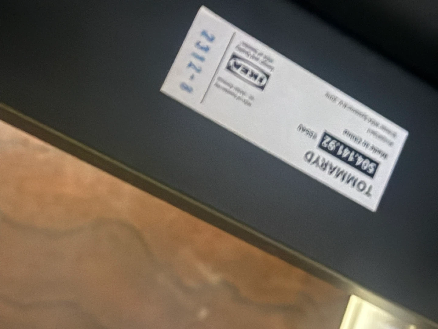 IKEA TOMMARYD Table - Black
