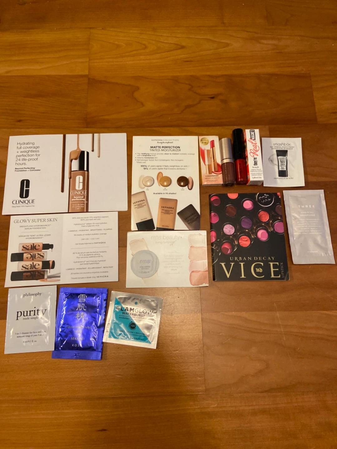 Makeup Samples - Clinique, Sephora, Urban Decay
