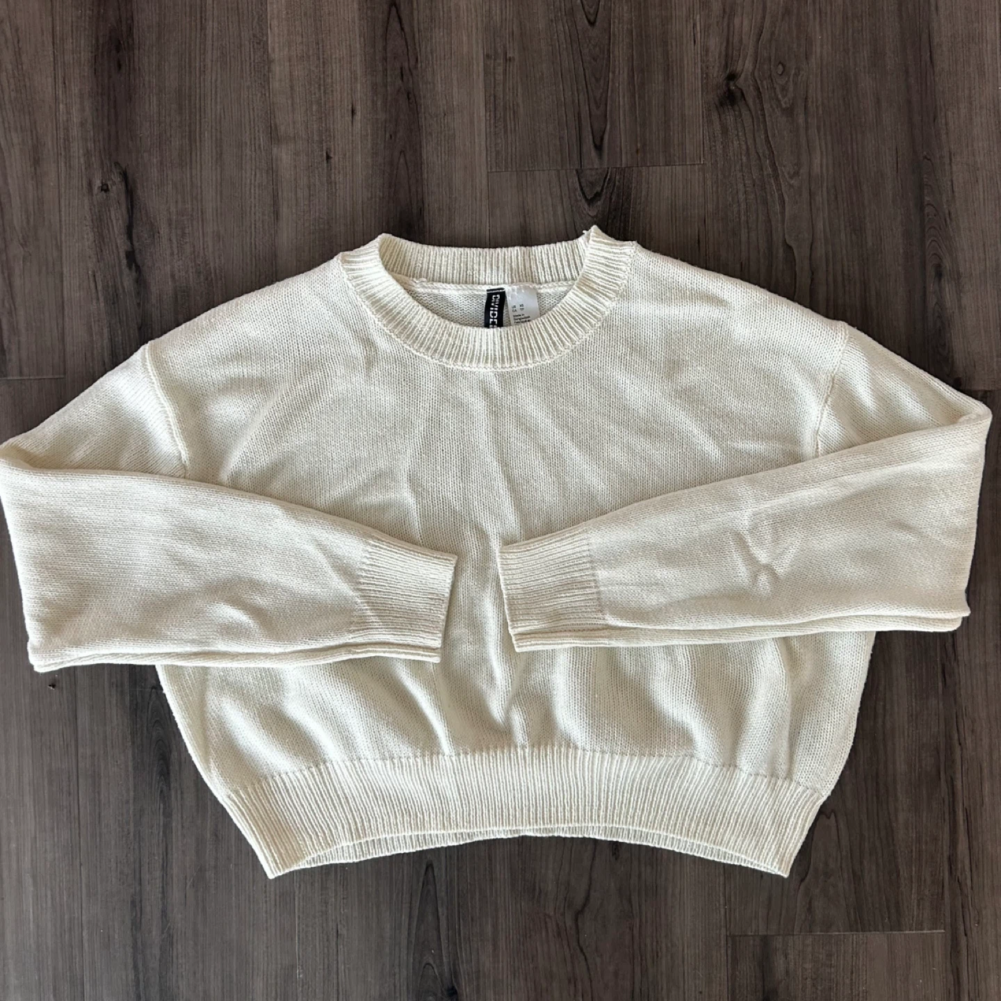 H&M Cream Knit Sweater