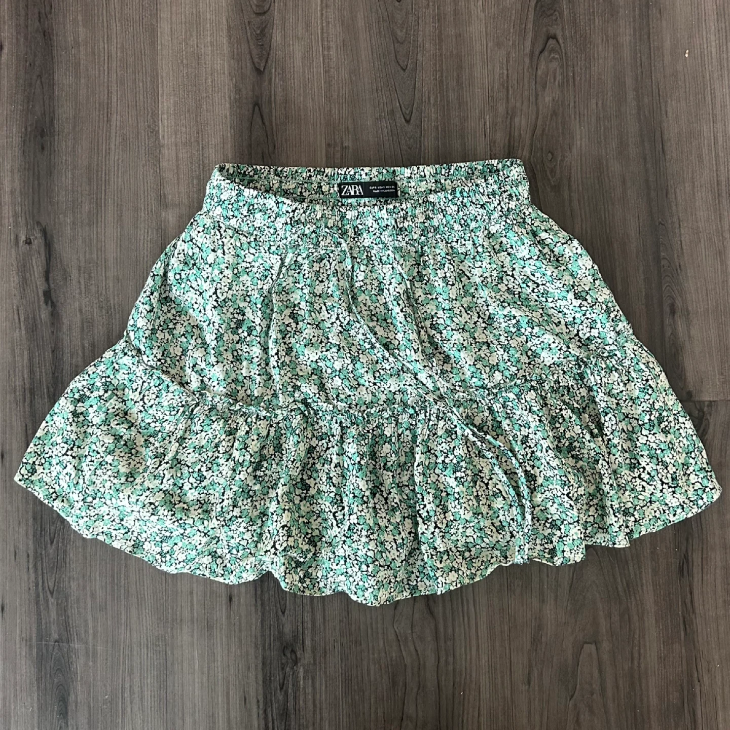Zara Floral Mini Skirt