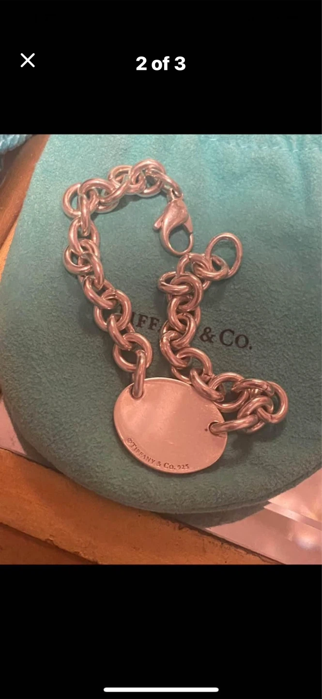 💎Tiffany & Co. Ultra Oval Tag Bracelet - Small - photo 2