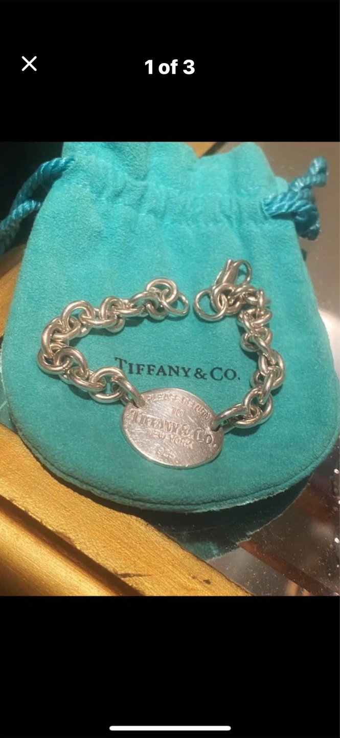 💎Tiffany & Co. Ultra Oval Tag Bracelet - Small