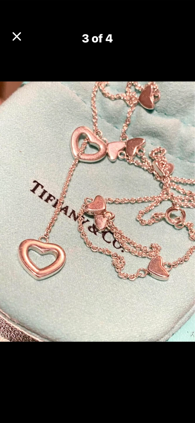 💎Tiffany & Co. 9-Heart Charm Necklace - photo 3