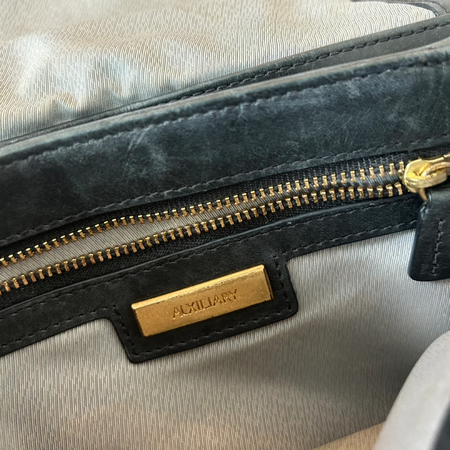 Auxiliary (Aritzia) Black Leather Crossbody Bag - photo 2
