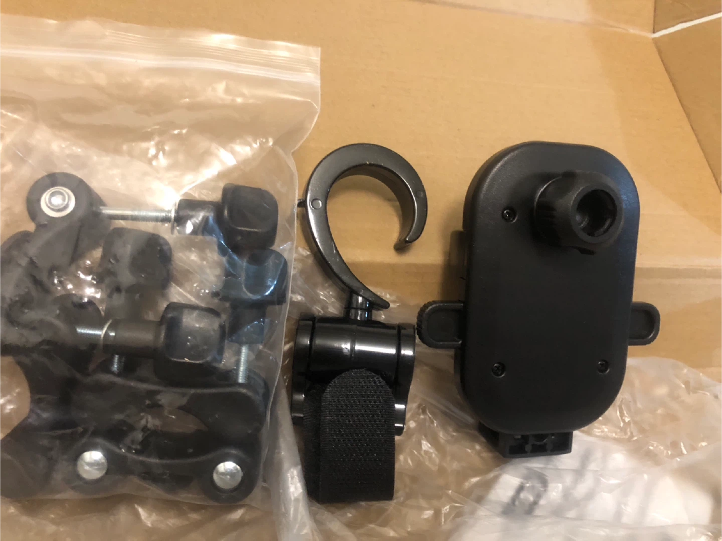 New-2 in 1 Universal Baby Stroller Cell Phone Holder 360 Degree - photo 3