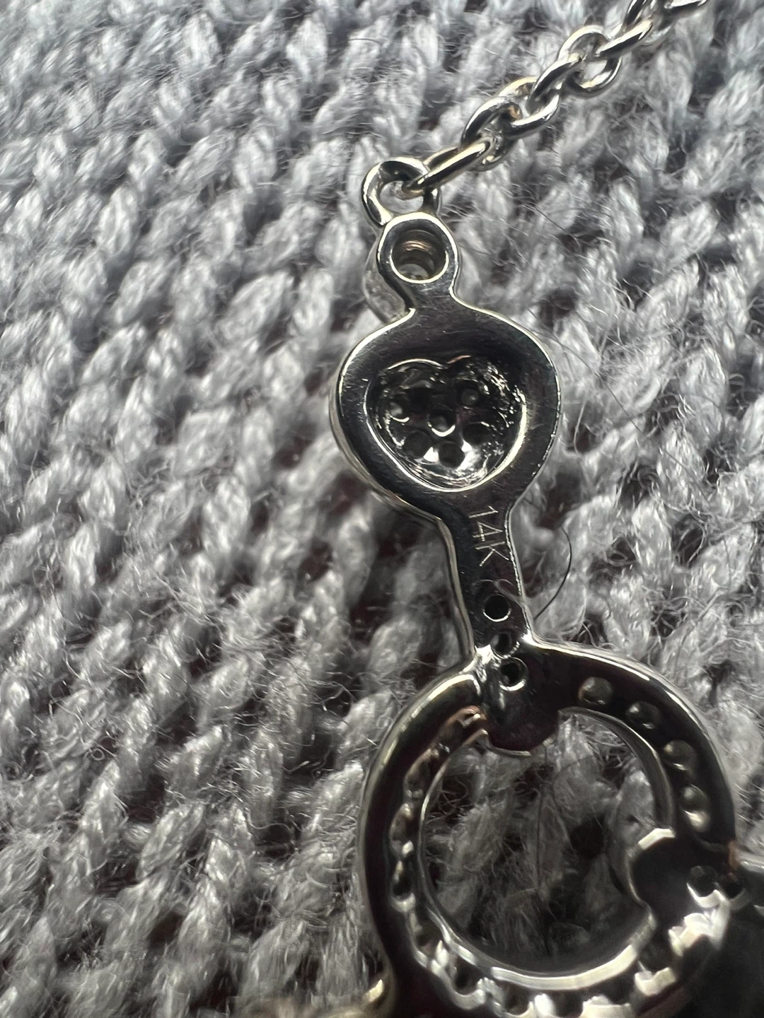 14K Diamond necklace with appraisal - photo 3