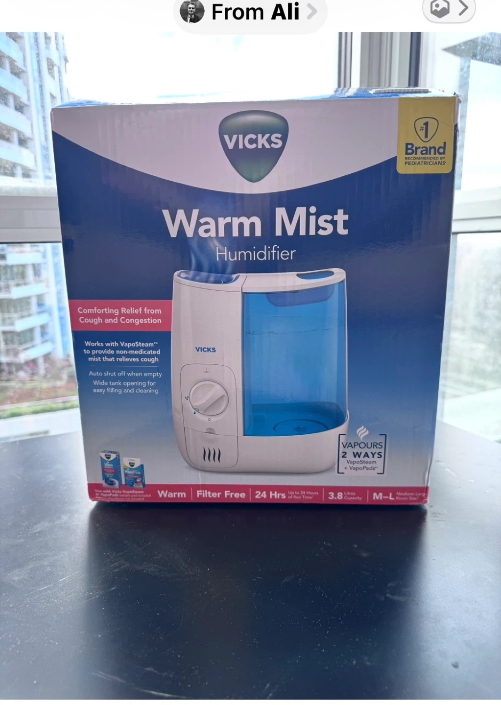 Vicks Warm Mist Humidifier - Filter Free