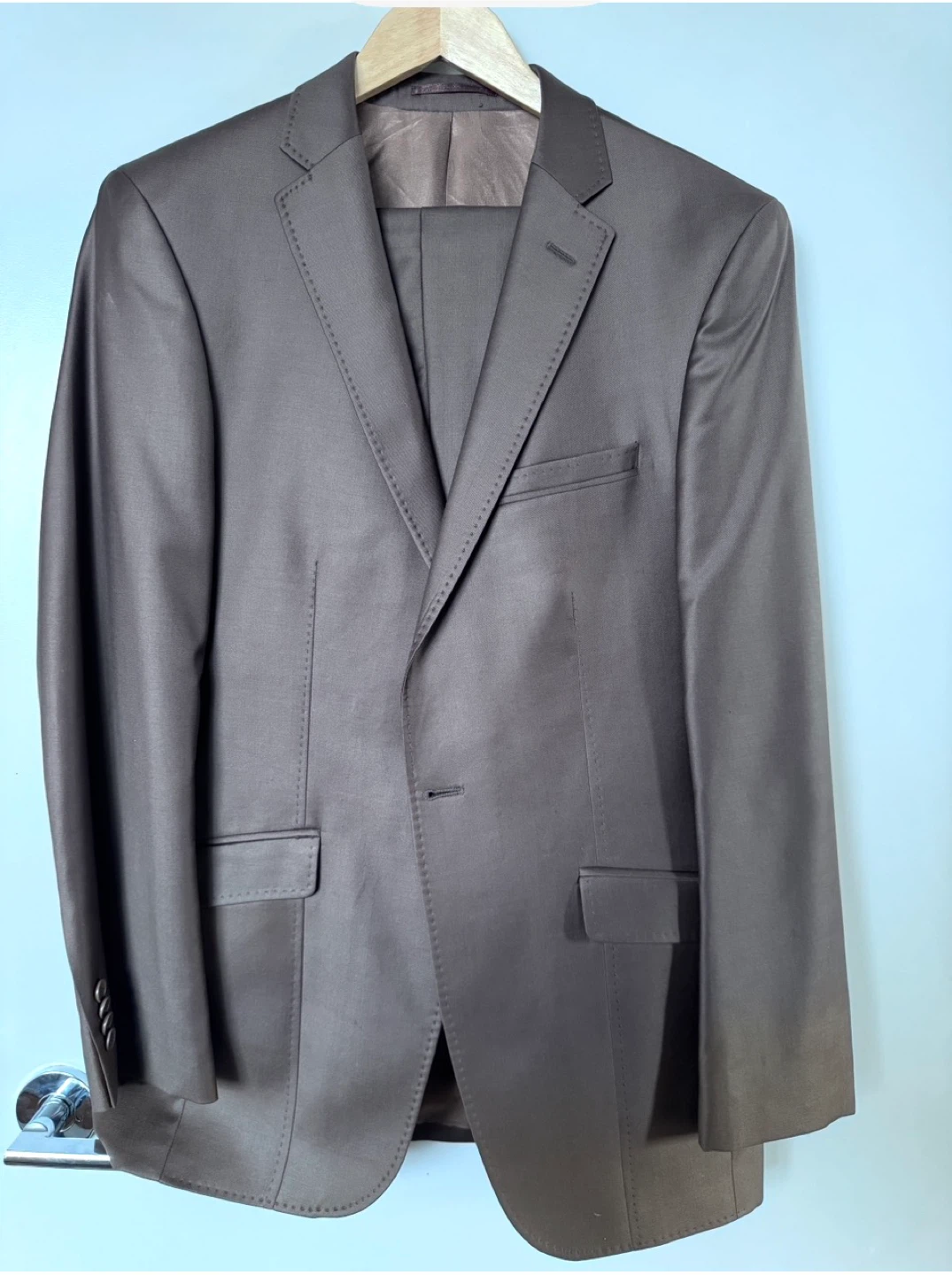 Cadini Brown Suit Size 48
