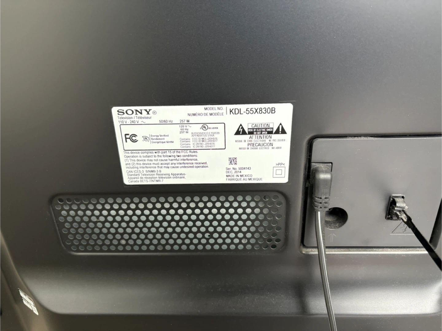 Sony Bravia KDL-55X830B 55" TV - photo 4