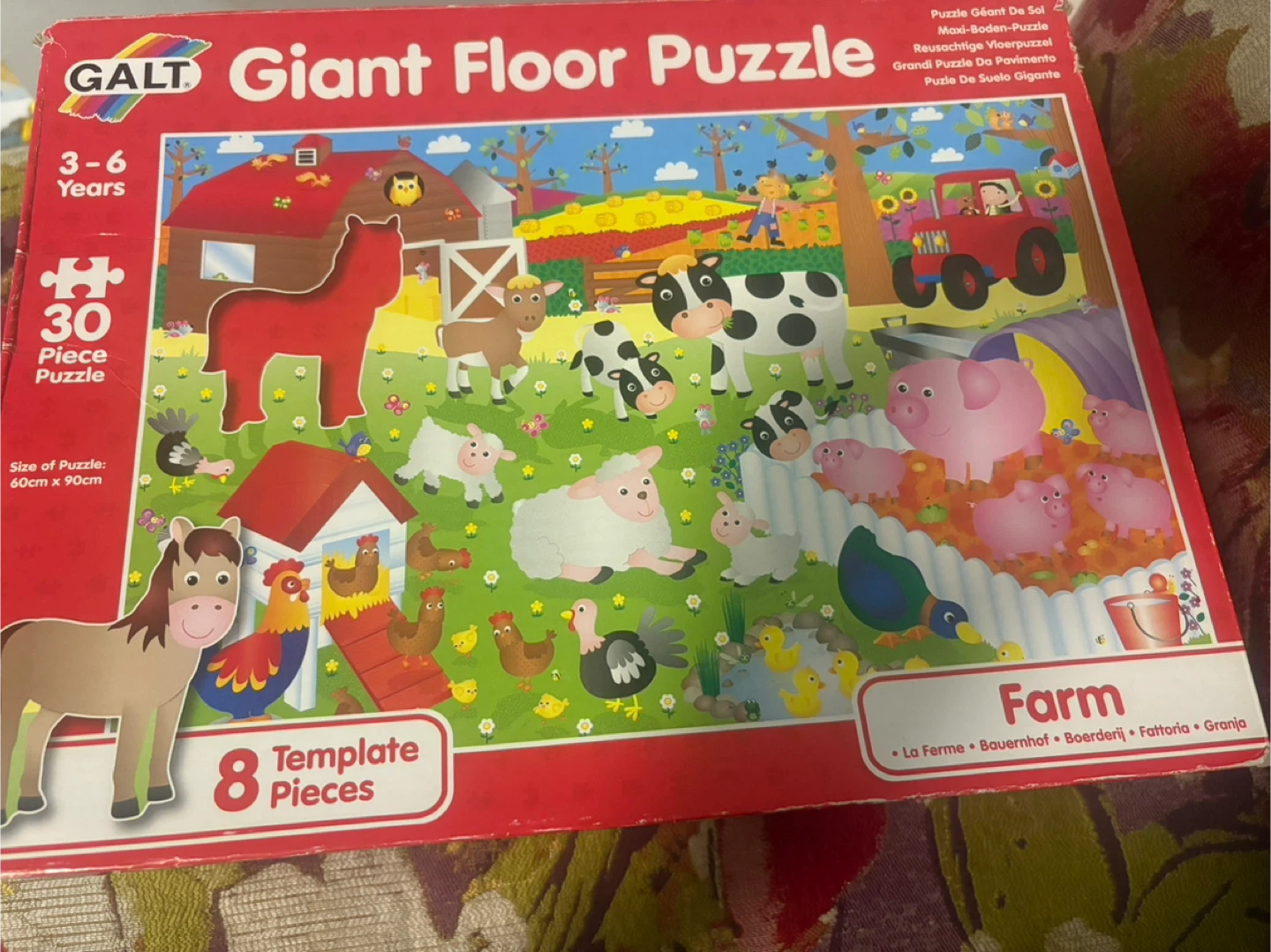 Galt Giant Floor Puzzle - Farm Theme