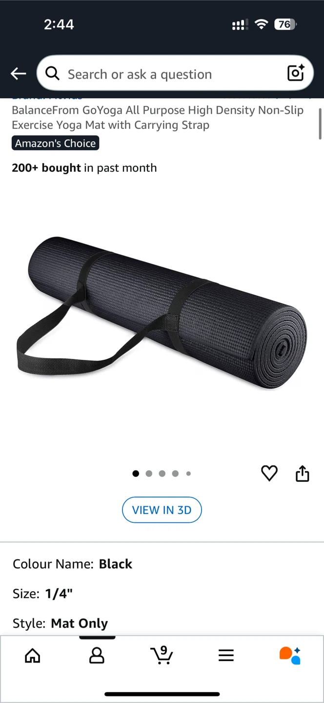🧘‍♀️ Yoga Mat – Moving Sale